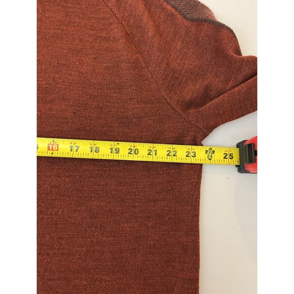 Smartwool Merino Wool Outdoors Cabin Luxe Base Layer Preppy 1/4 Zip Sweater XL - Picture 14 of 15